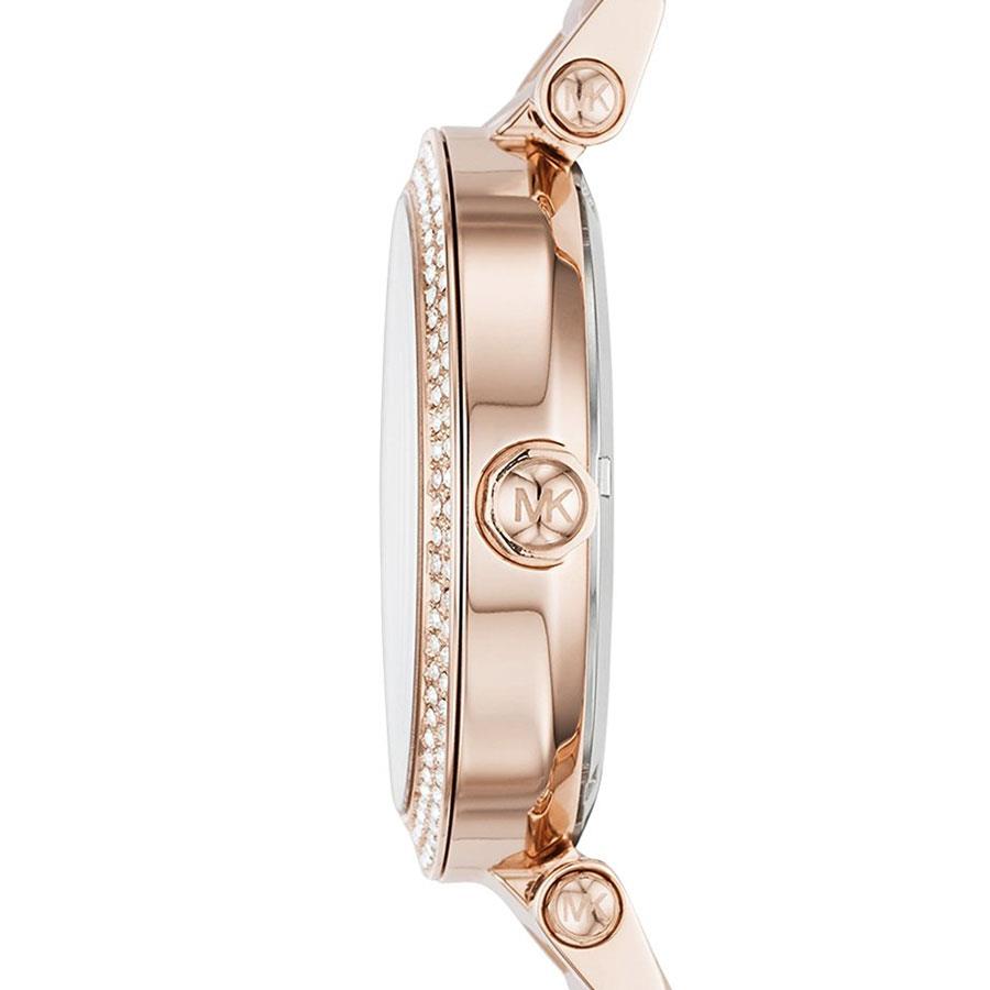 Michael Kors MK6176 Parker Crystal Pave Logo Dial Women's Watch Michael Kors MK6176 Parker Crystal Pave Logo Dial Women's Watch